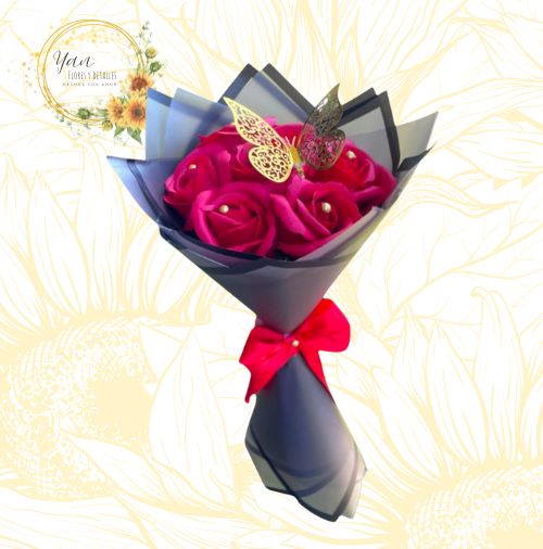 BOUQUET DE ROSAS DE JABON"