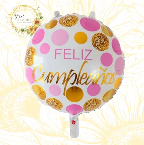 GLOBO FELIZ CUMPLEAÑOS"