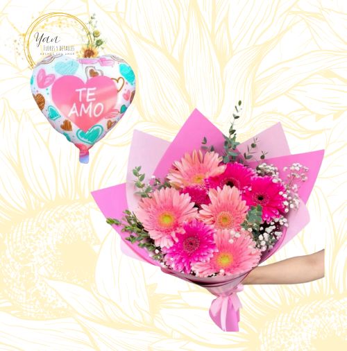 RAMO 8 GERBERAS
