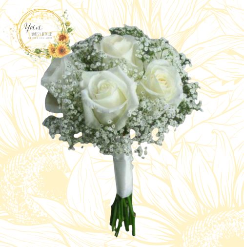 BOUQUET DE NOVIA 6 ROSAS""