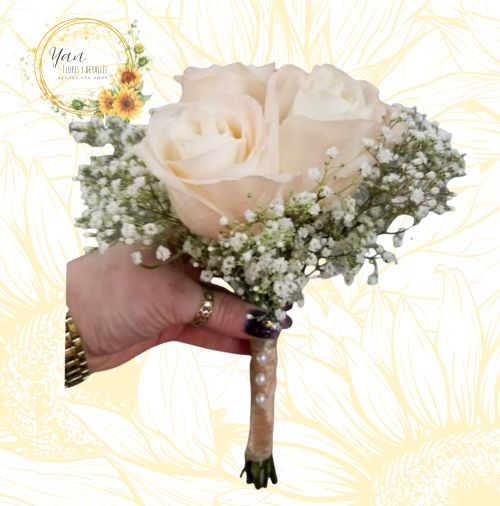 BOUQUETE DE NOVIA " 3 ROSAS"