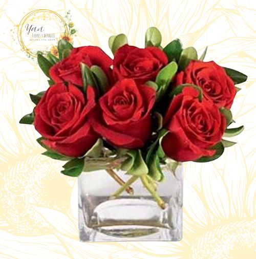 CUBO DE  ROSAS""