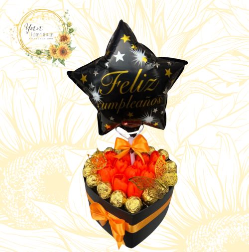 BOX CORAZON DE BOMBONES"