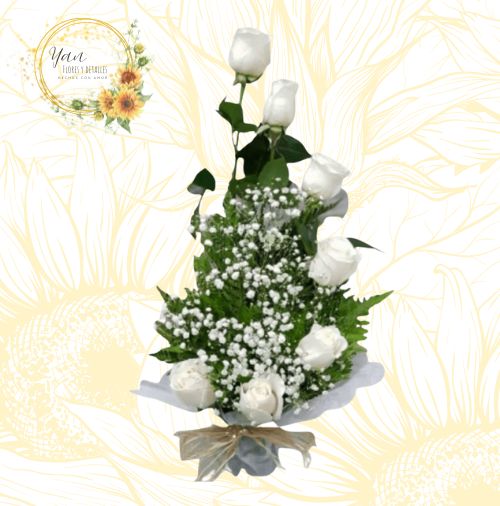 ARREGLO DE FLORES BLANCAS"