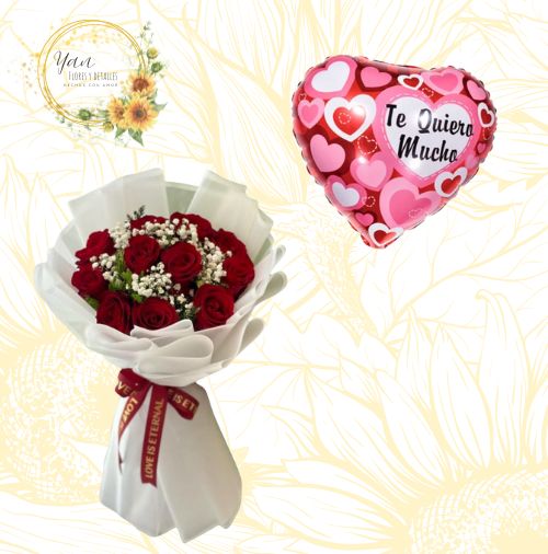 HERMOSO BOUQUET 11 ROSAS"