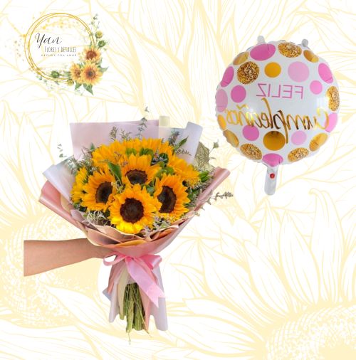 BOUQUET 8 GIRASOLES