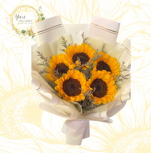 RAMO 5 GIRASOLES"
