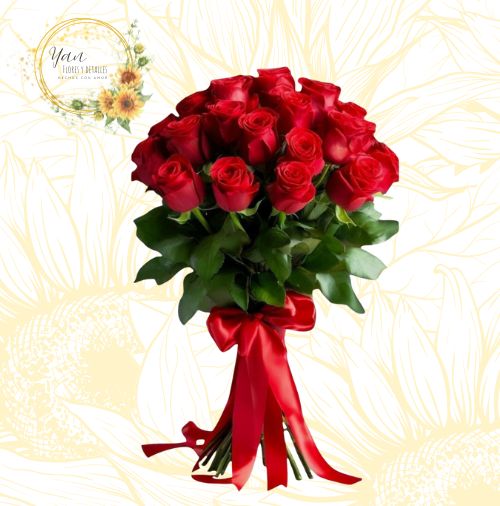 BOUQUET 24 ROSAS ROJAS""