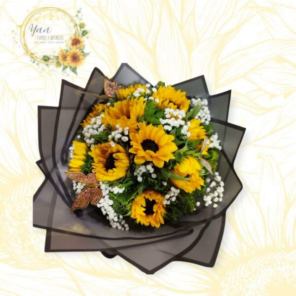 HERMOSO RAMO DE GIRASOLES