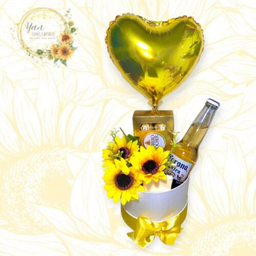 BOX CILINDRO DE GIRASOLES